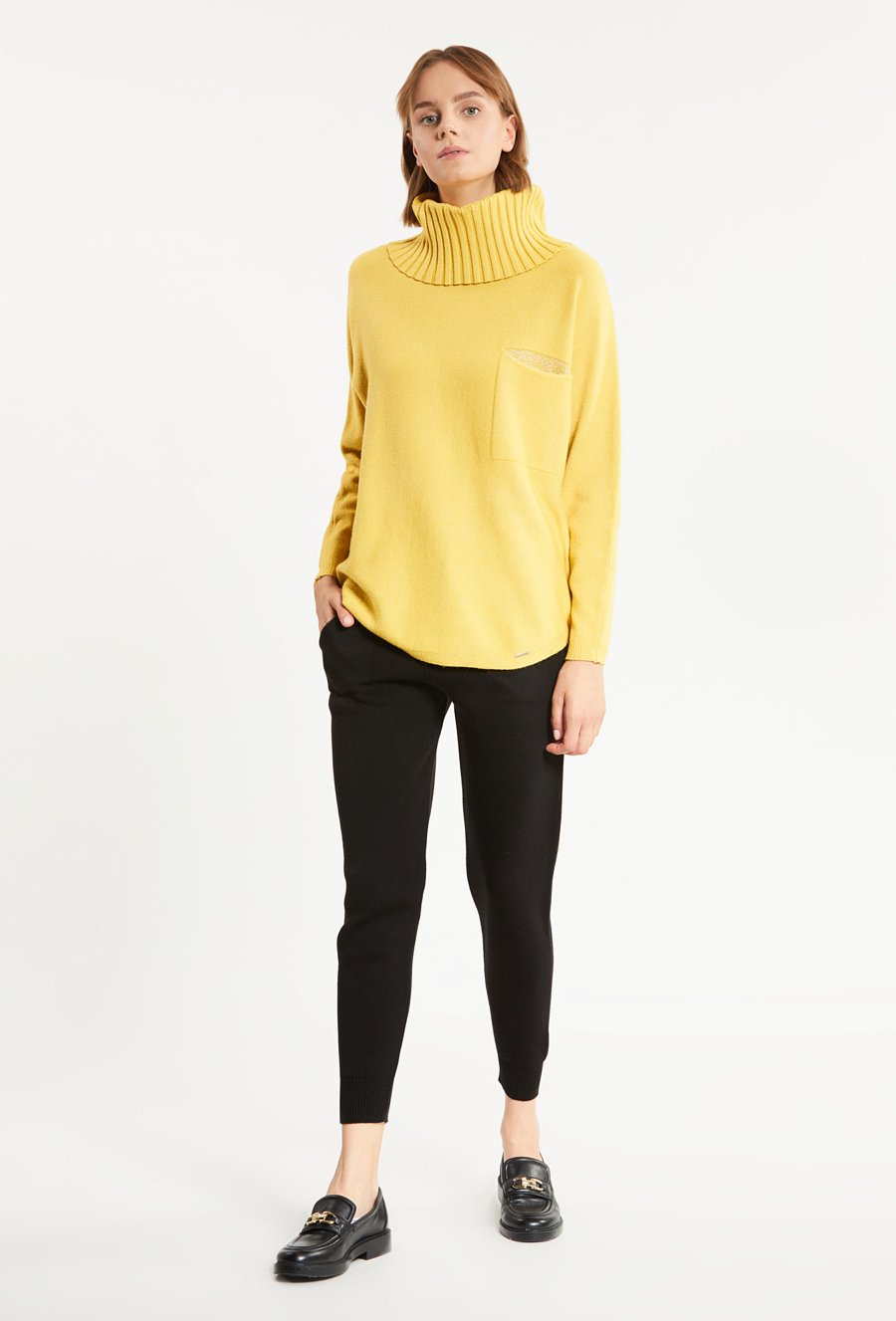 Sweter damski z aplikacją