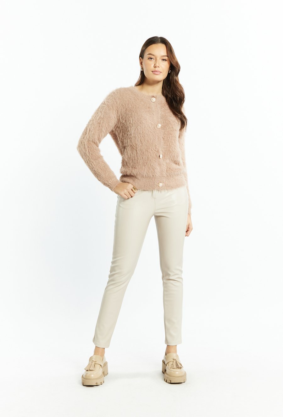 Rozpinany sweter damski