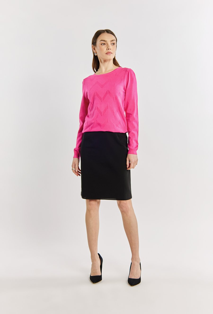 Wiskozowy sweter damski