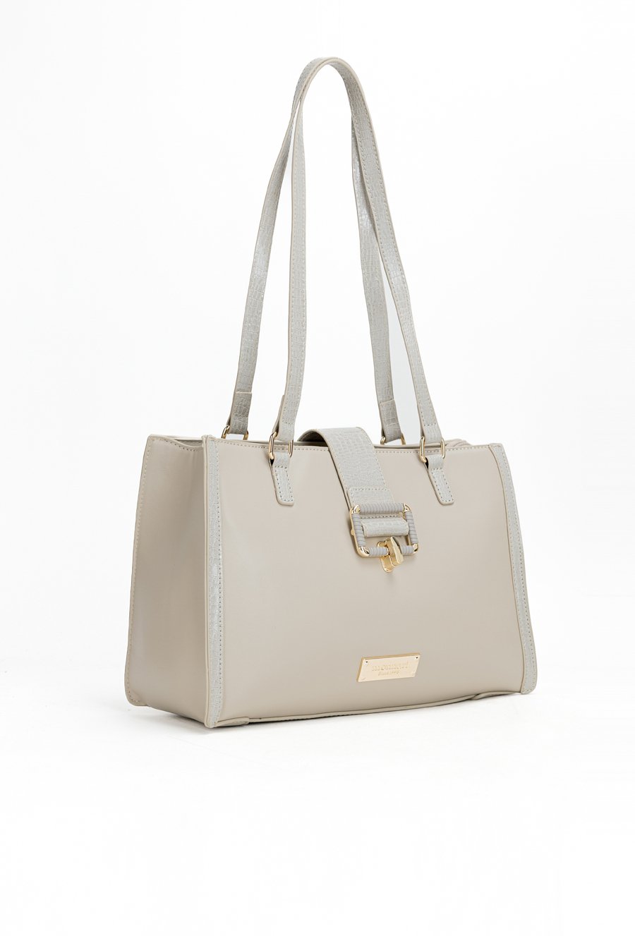 Torba damska z ciekawym zapięciem