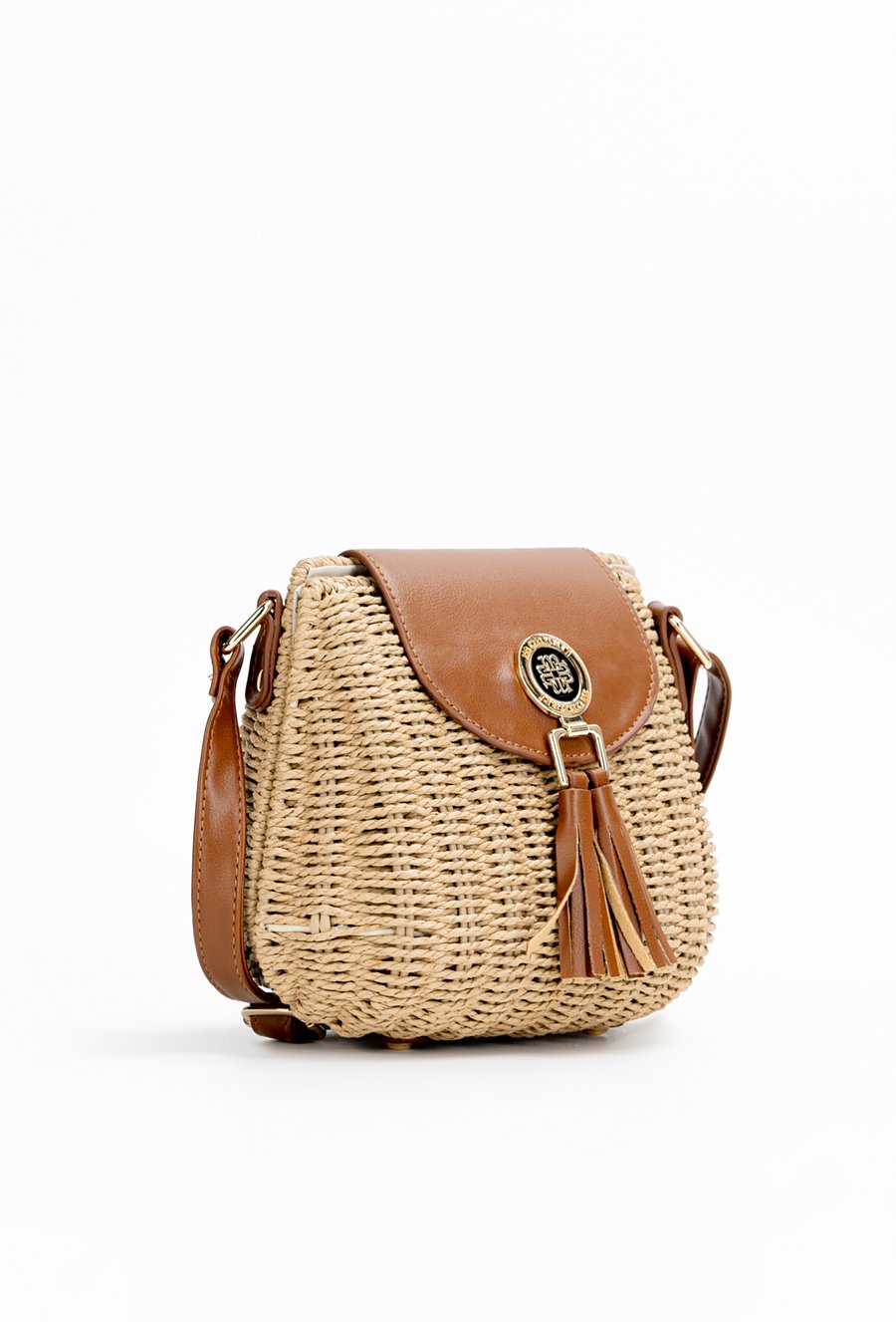 Pleciony kuferek damski