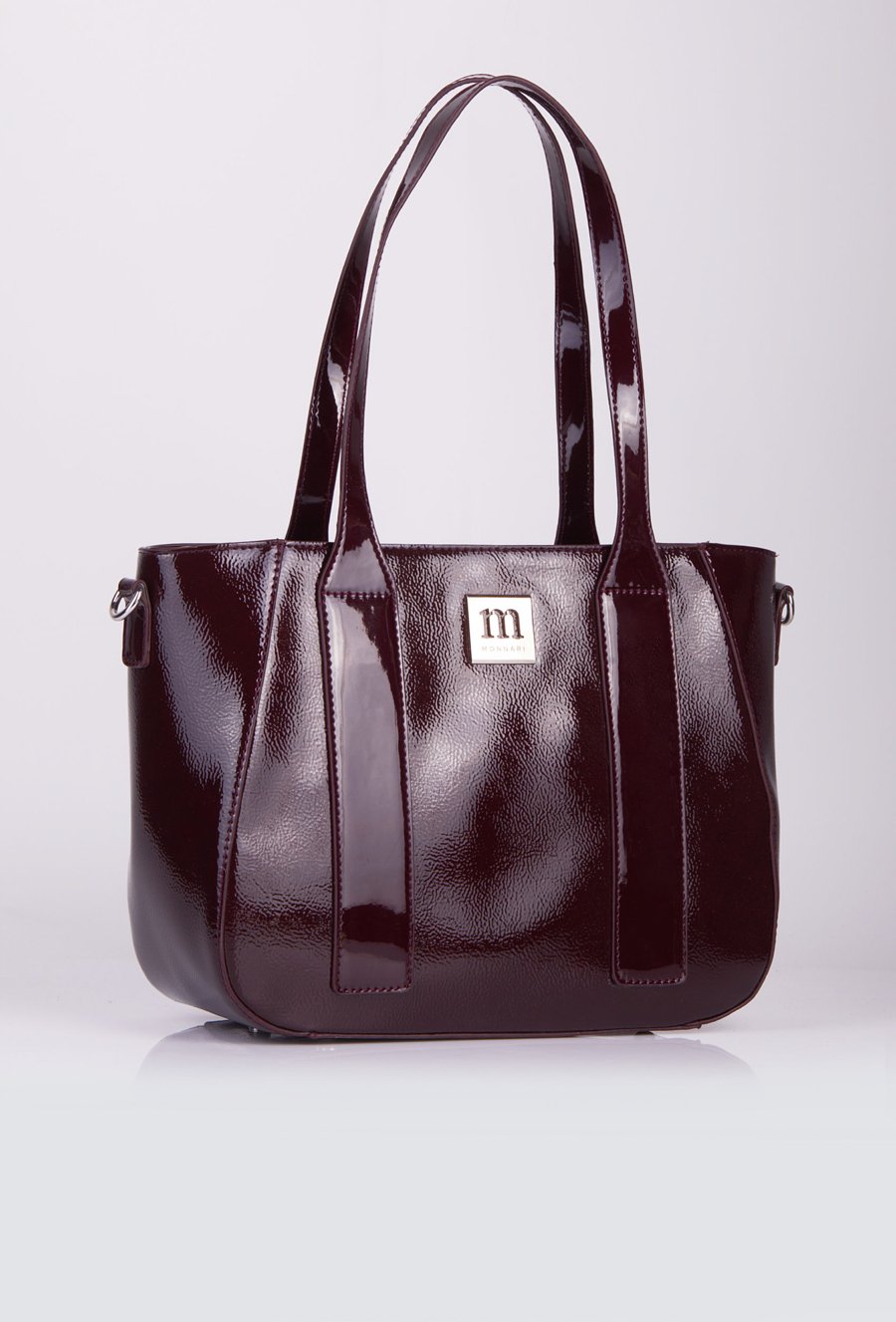 Lakierowana torba damska