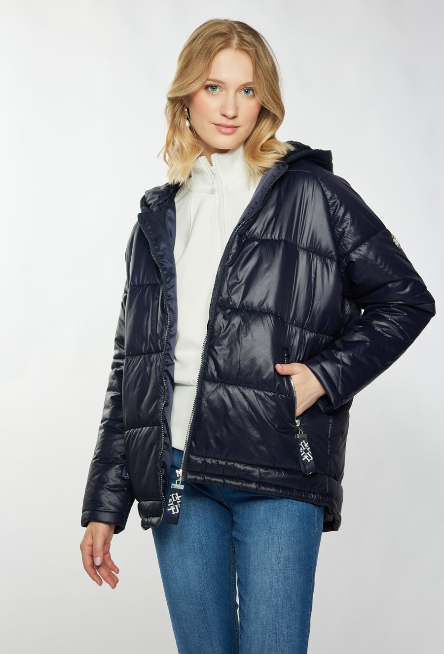 Pikowana kurtka damska