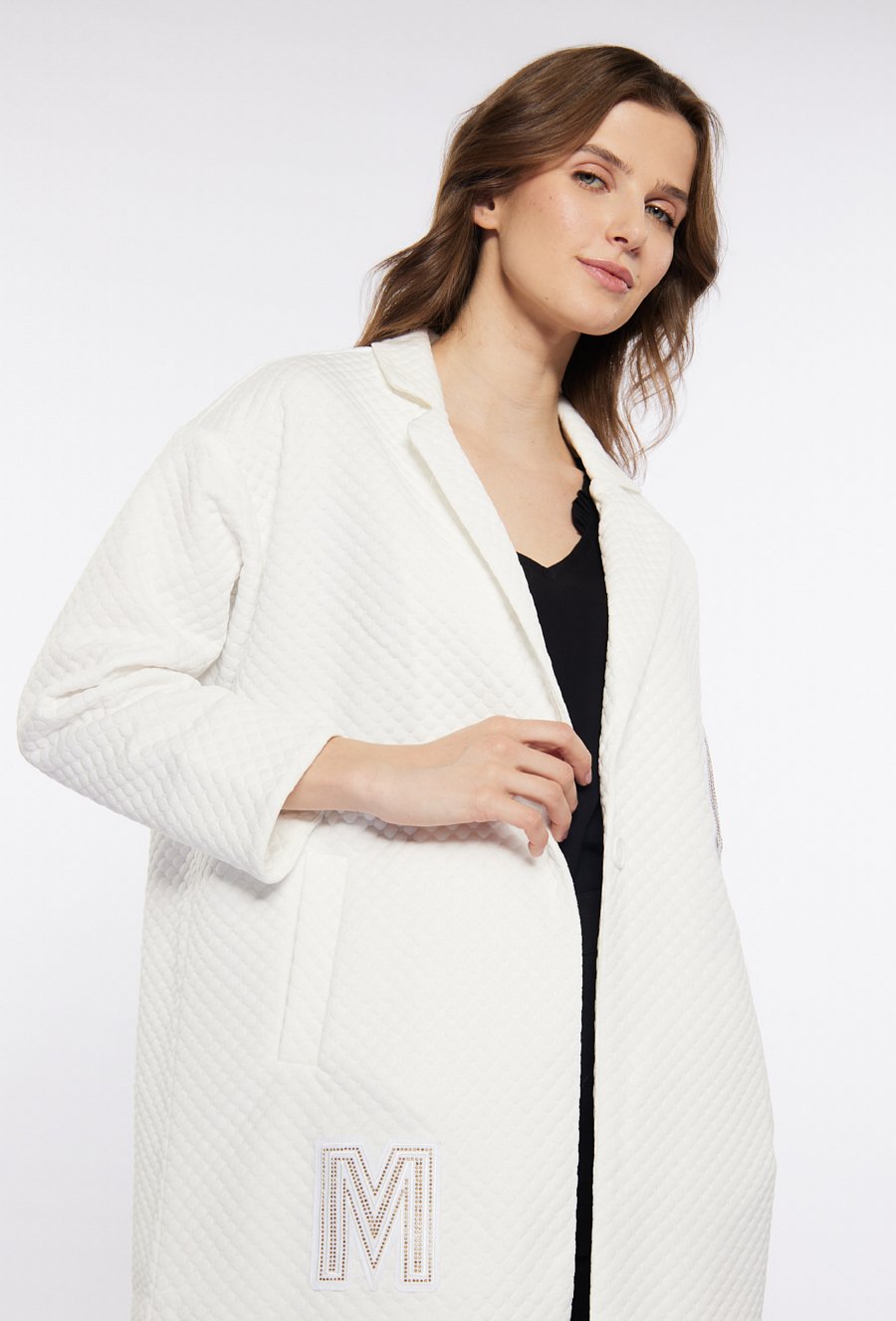 Pikowana marynarka oversize