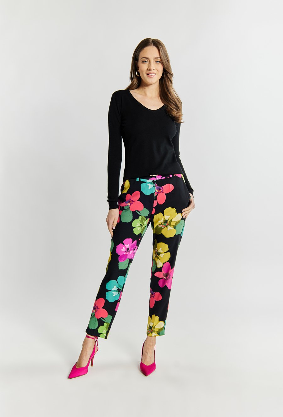 Wiskozowy sweter damski