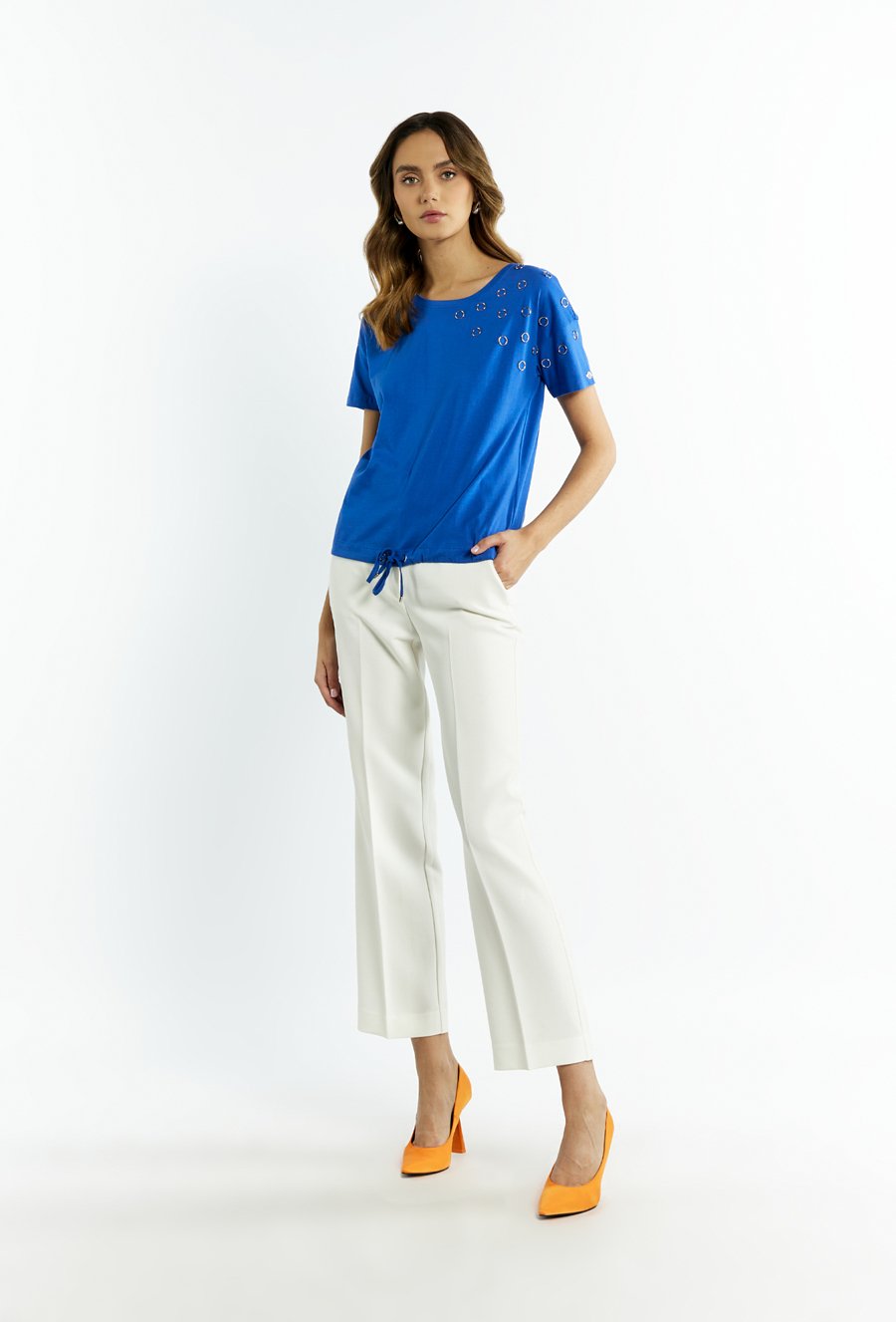 Bawełniany t-shirt damski