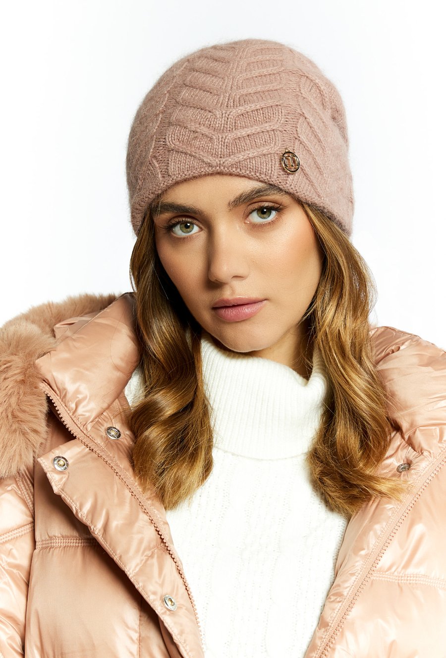 Klasyczna czapka z domieszką wełny