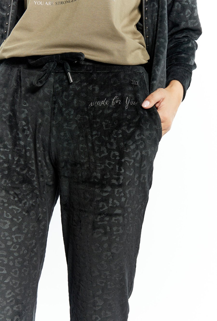 Spodnie dresowe z wzorem