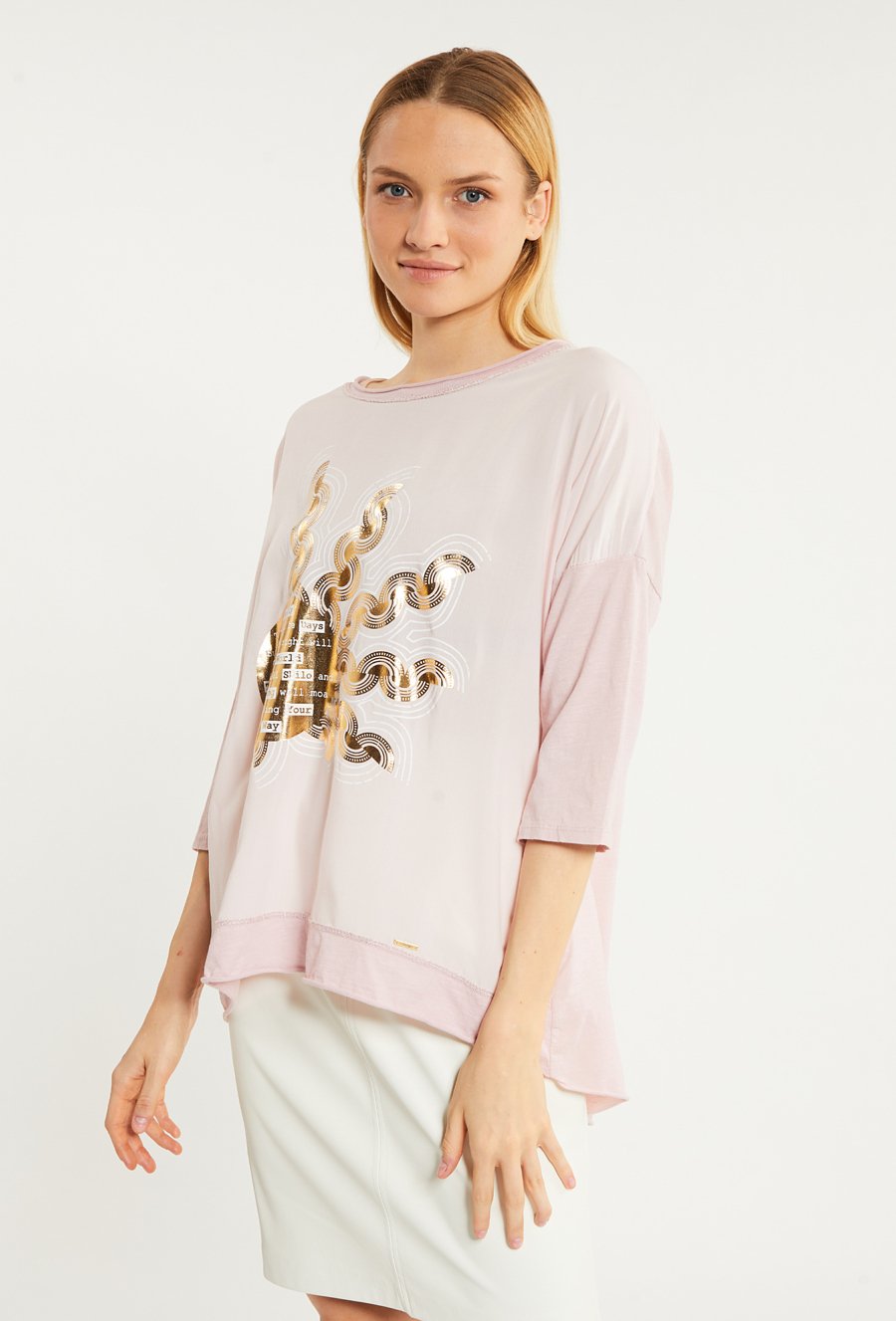 Bluzka damska z dłuższym tyłem