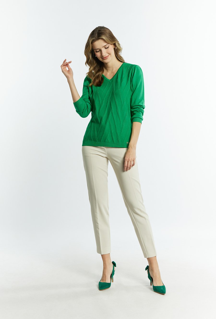 Sweter damski z wiskozy