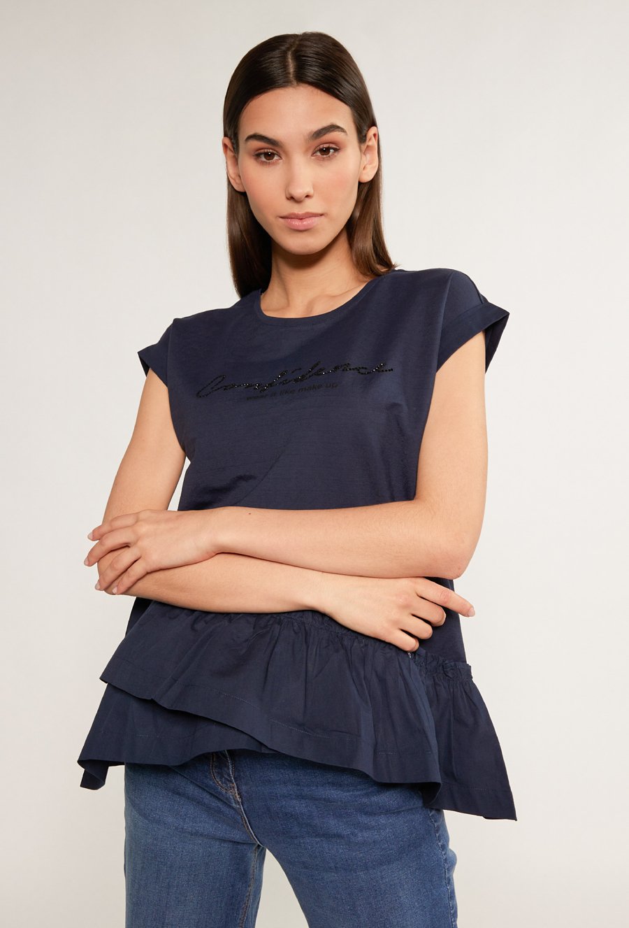 Bluzka damska z baskinką