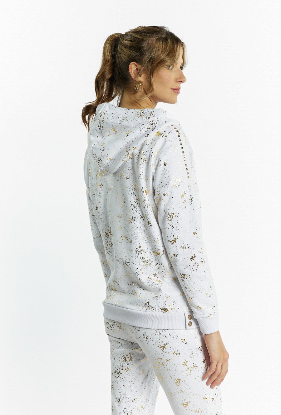 Rozpinana bluza z kapturem