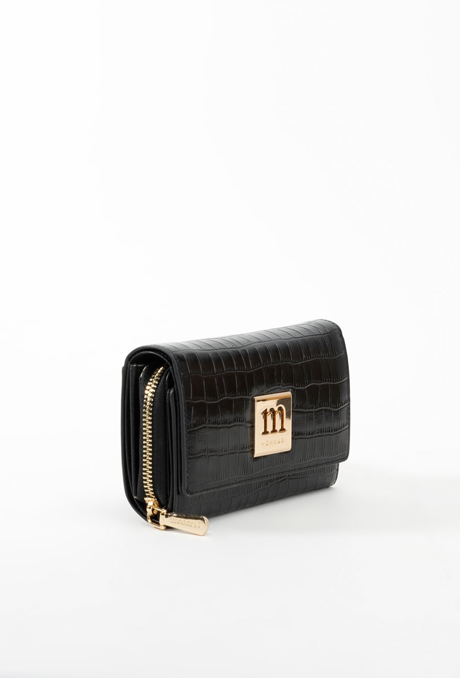 Klasyczny sk&oacute;rzany portfel damski