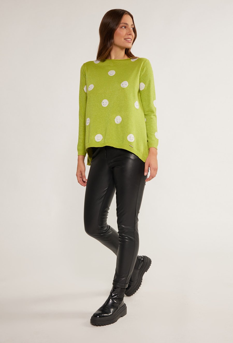 Sweter damski z wzorem