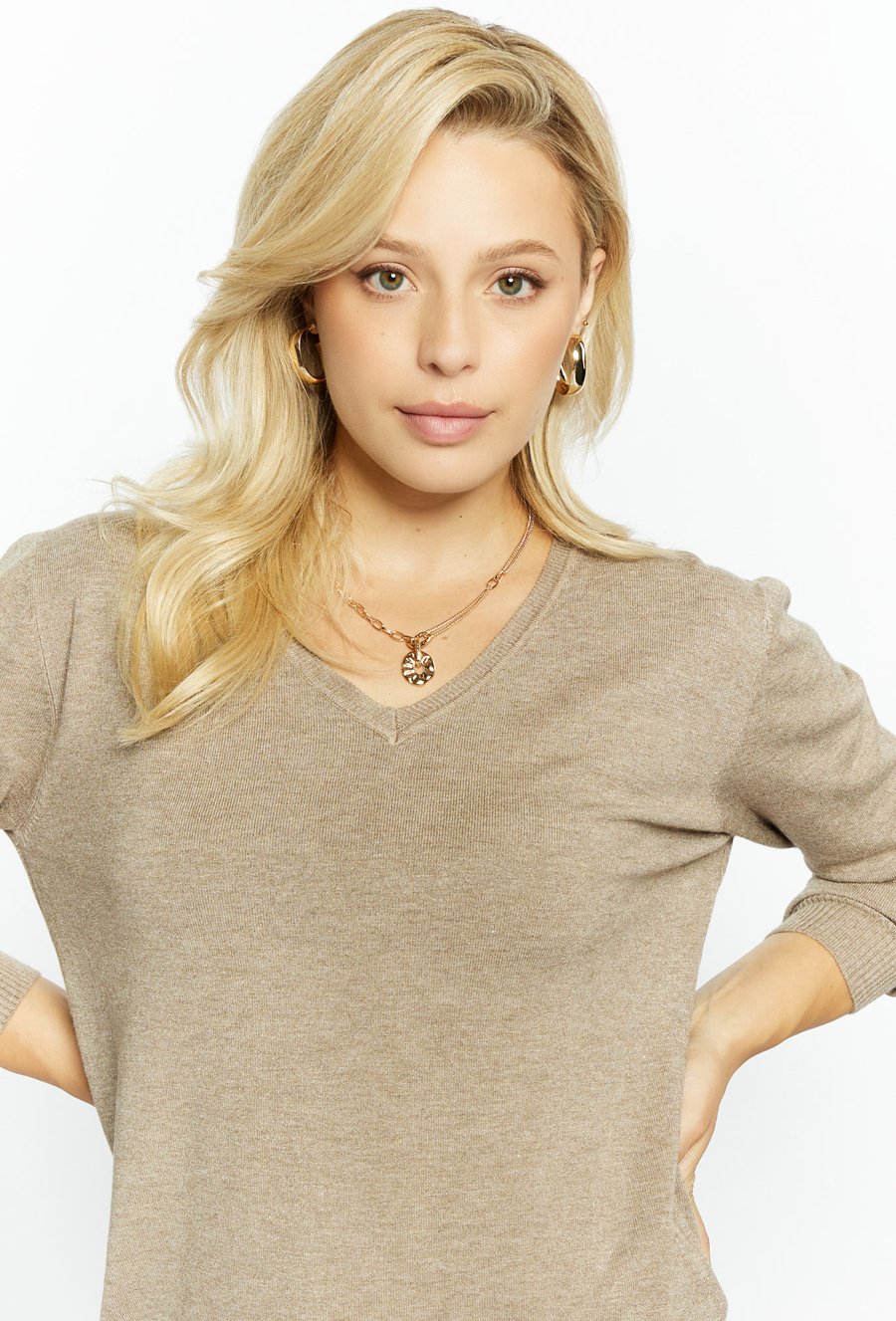 Wiskozowy sweter damski