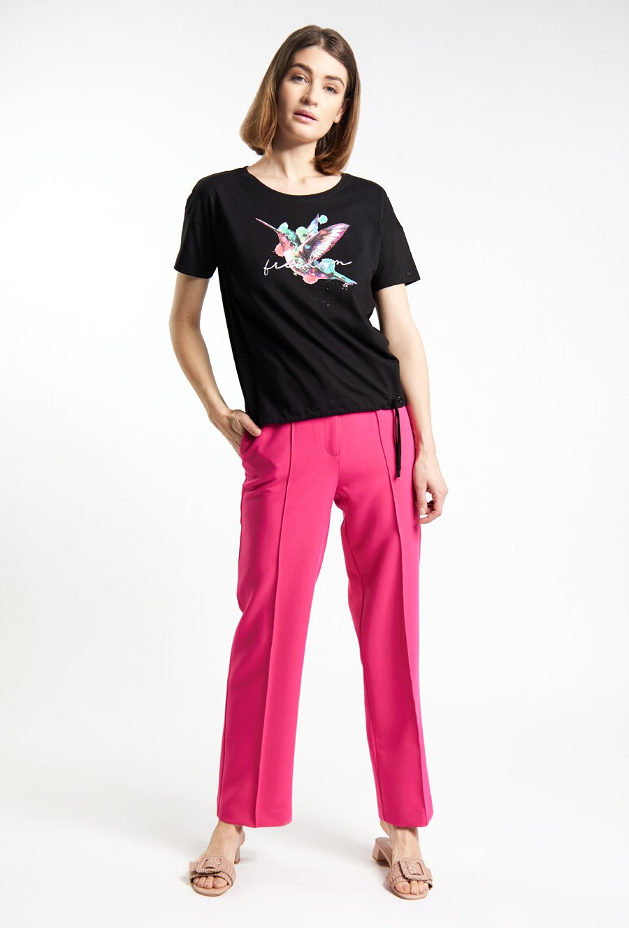 T-shirt damski z nadrukiem