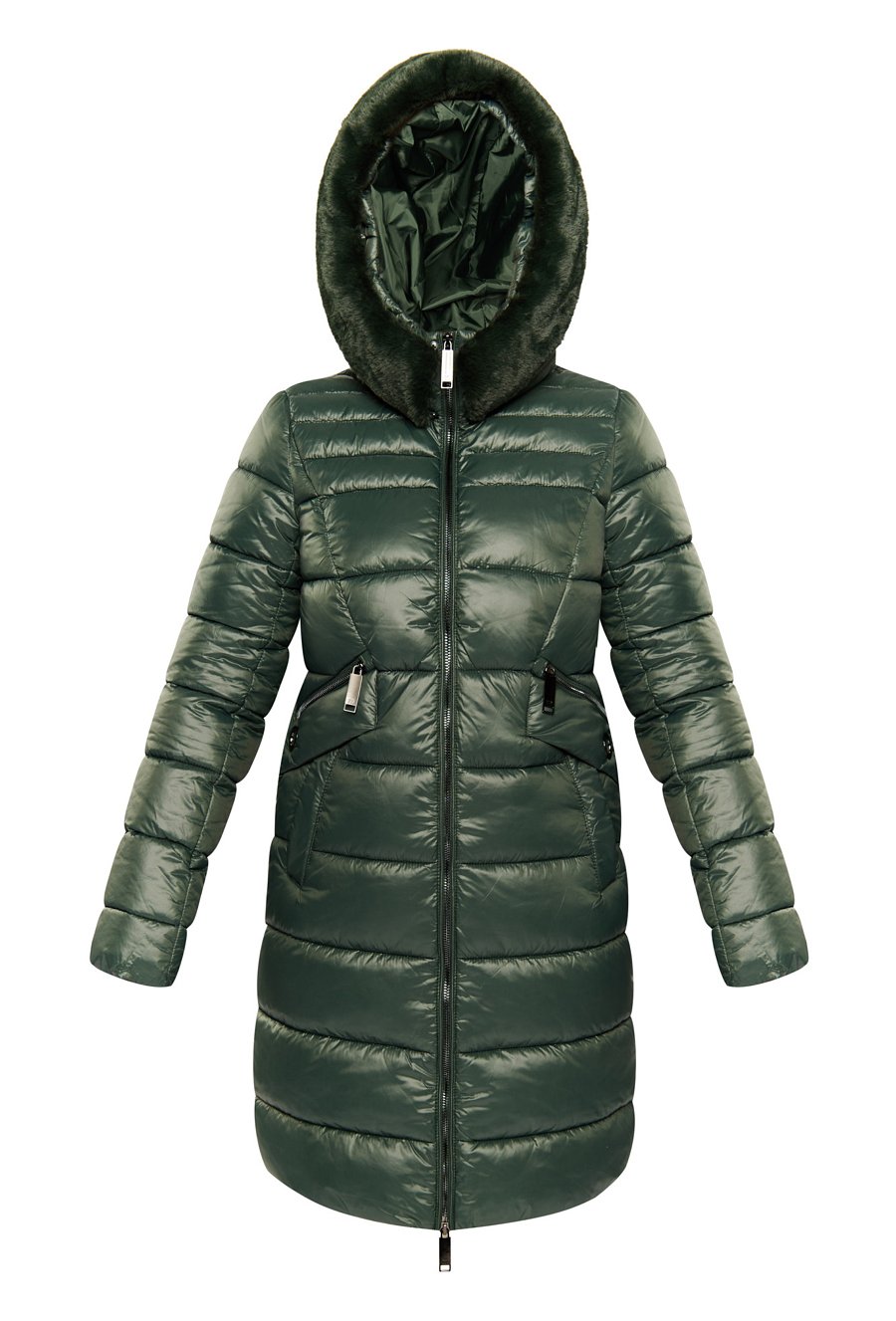 Płaszcz damski z kapturem