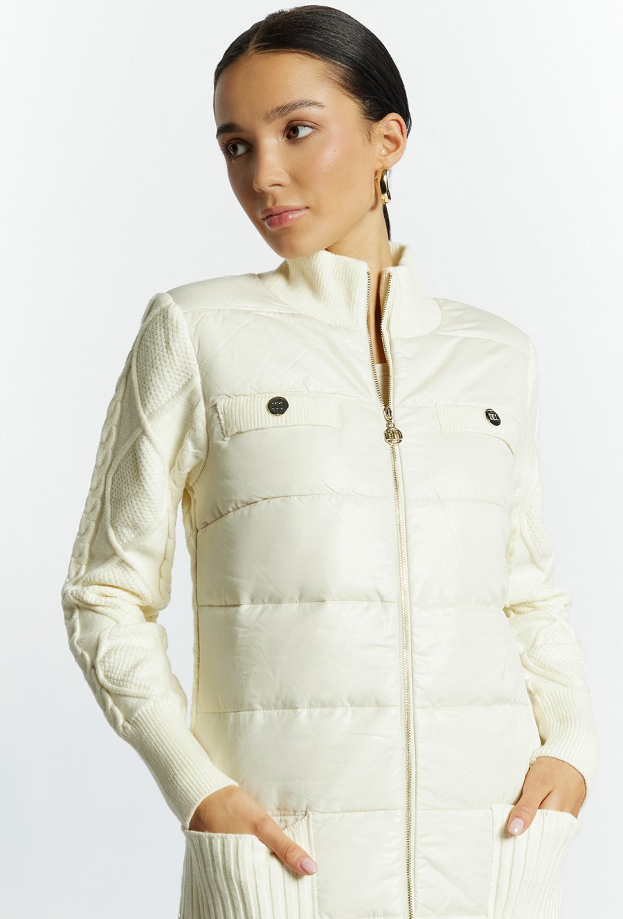 Kurtka swetrowa damska