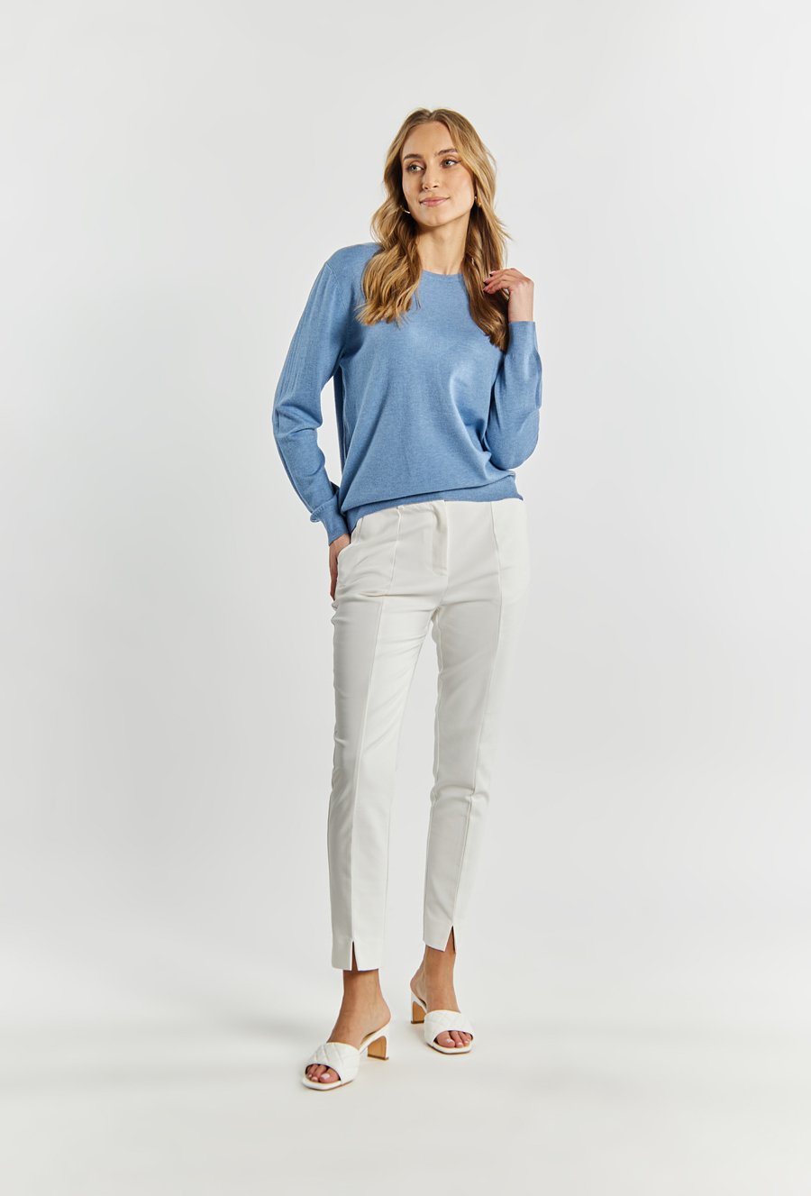 Wiskozowy sweter damski