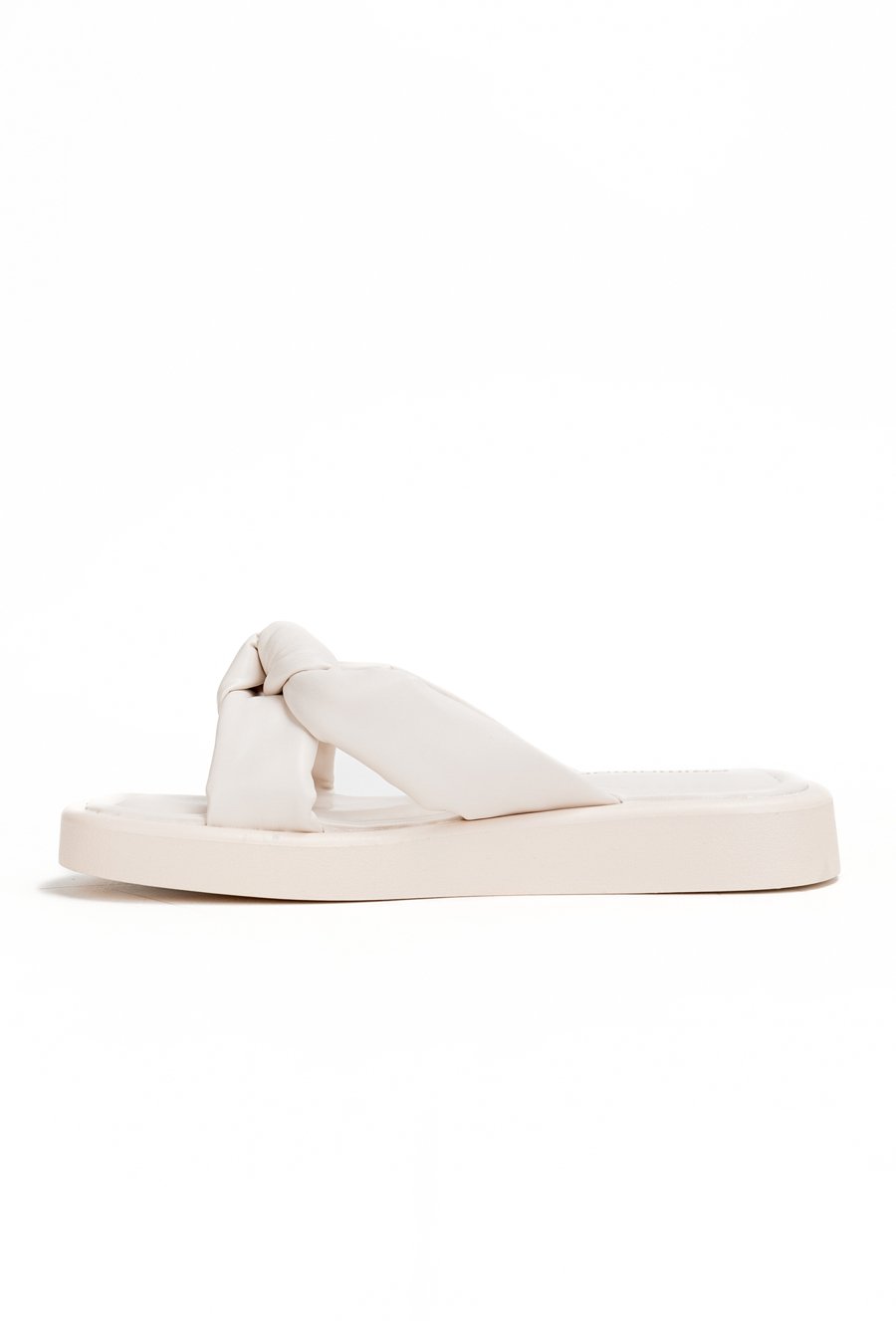 Beżowe klapki ANCELO