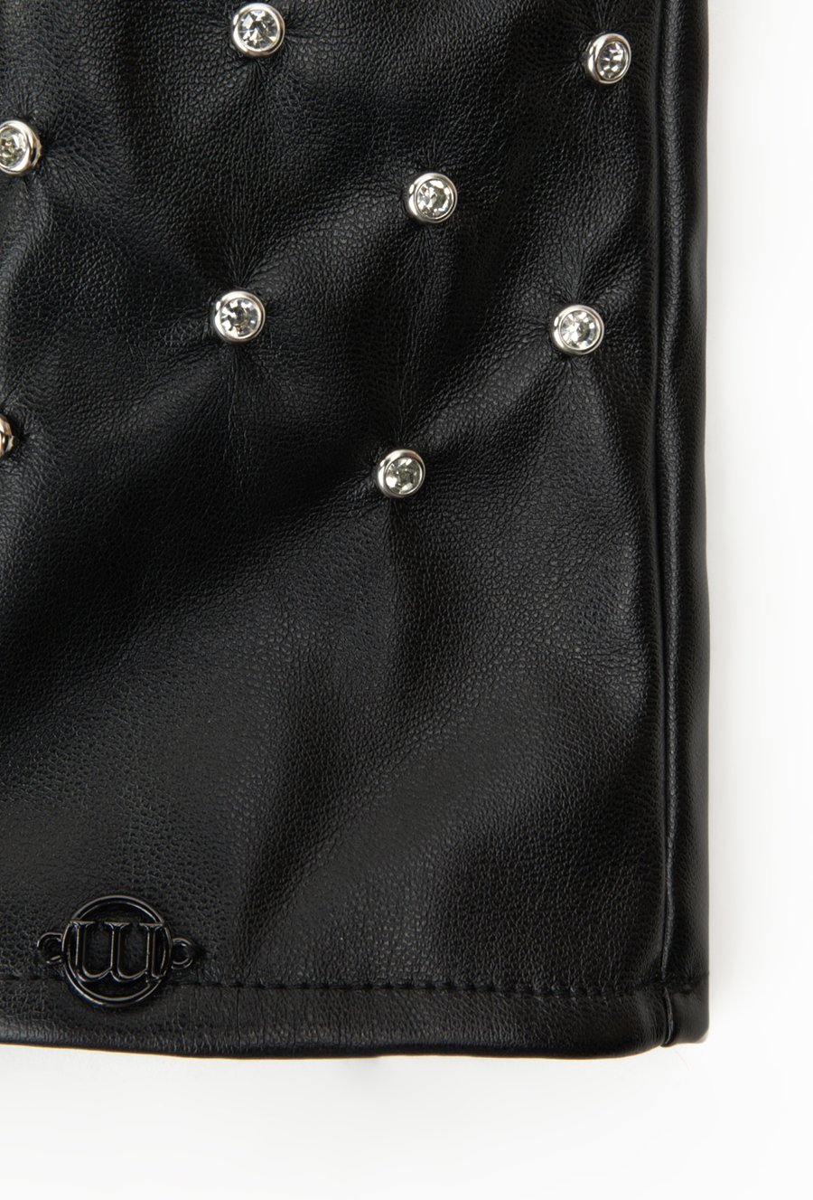 Rękawiczki damskie z ozdobnymi dżetami