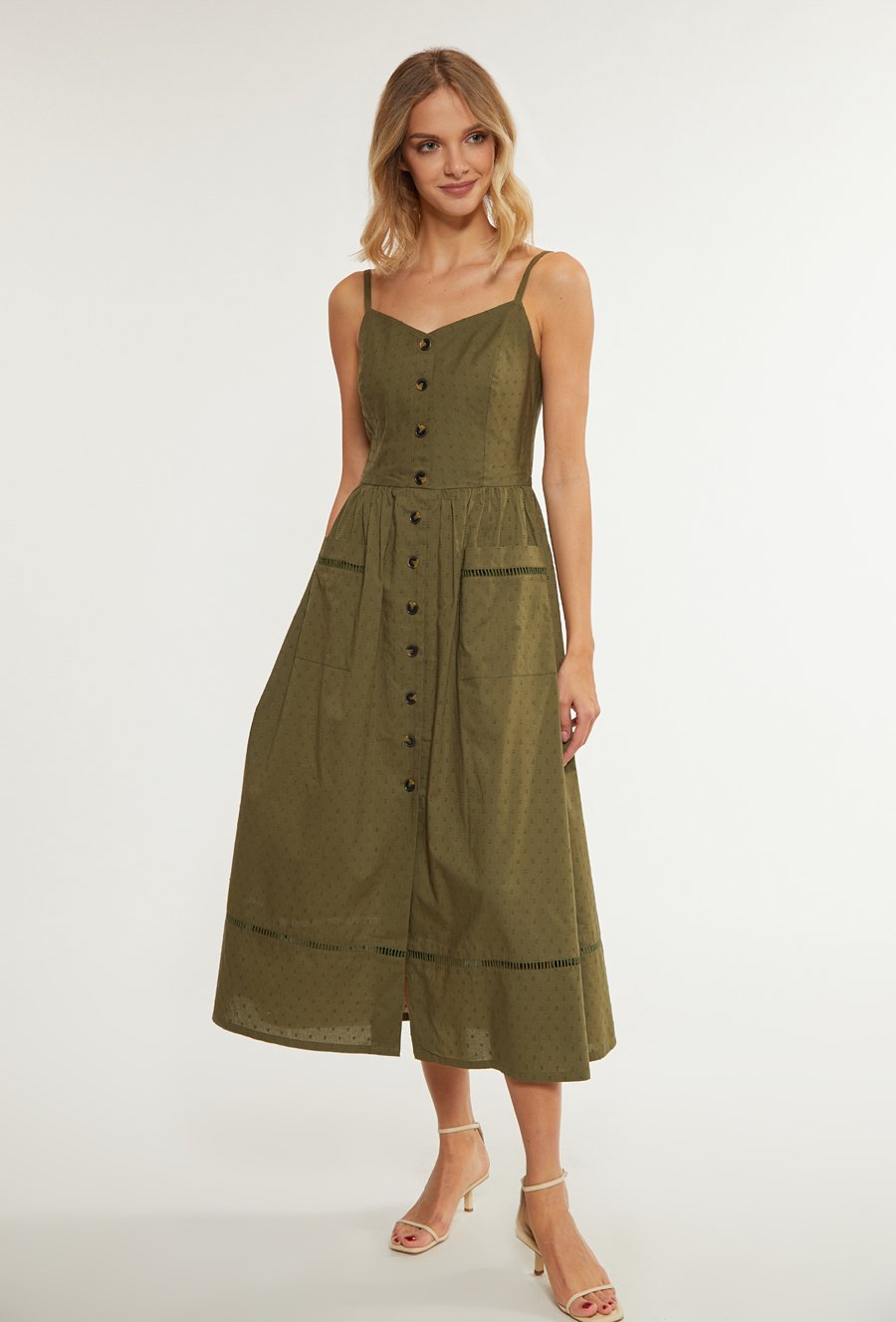 Sukienka damska z delikatnym wzorem