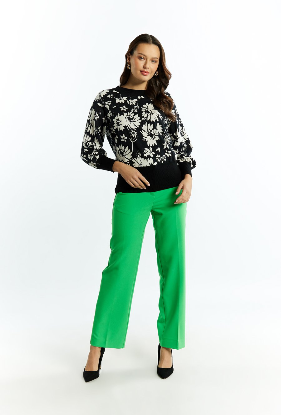 Bawełniany sweter damski