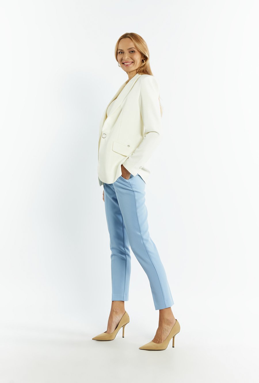 Jednorzędowa marynarka damska