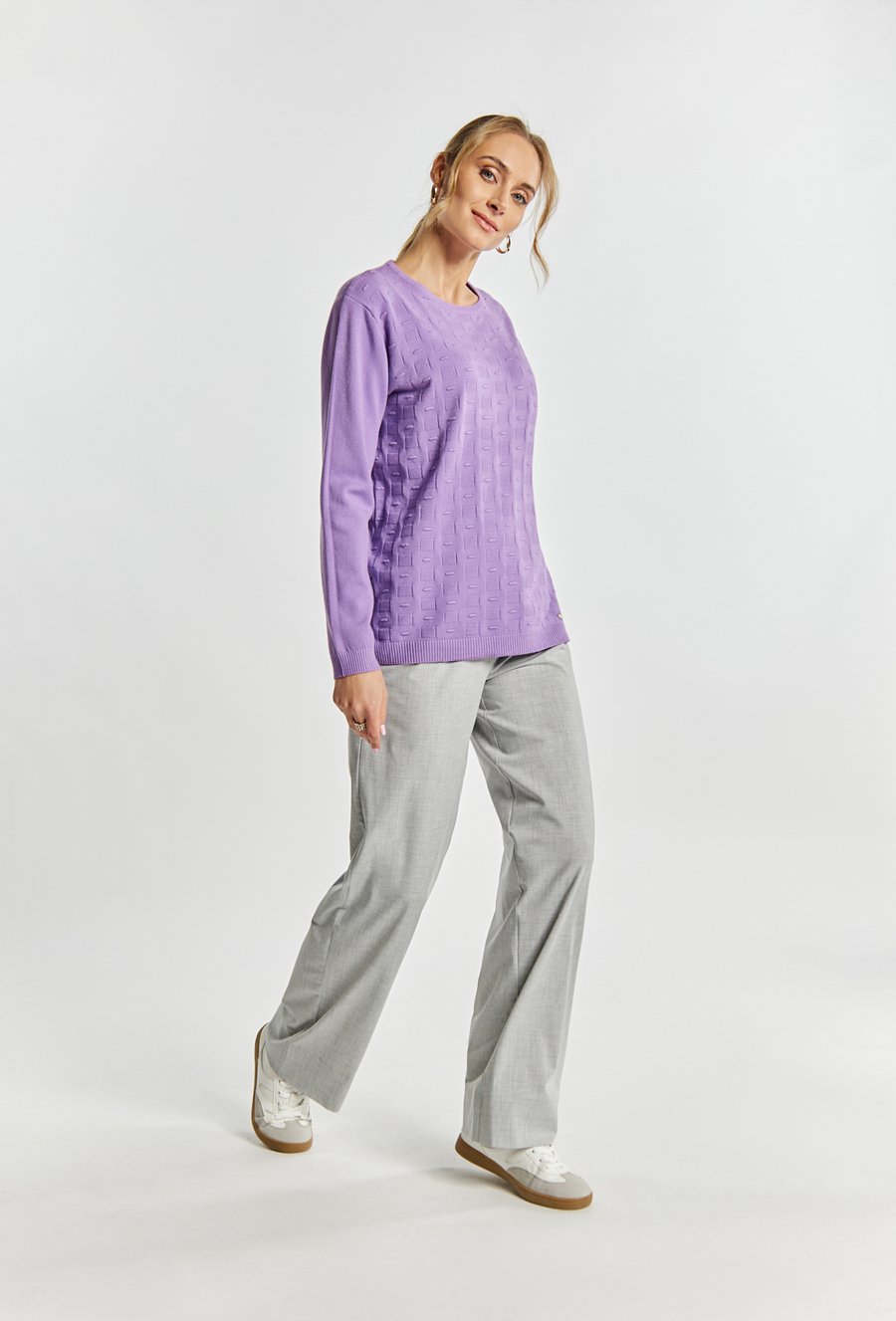 Wiskozowy sweter damski