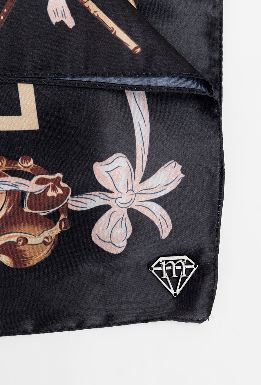 Wzorzysta apaszka damska