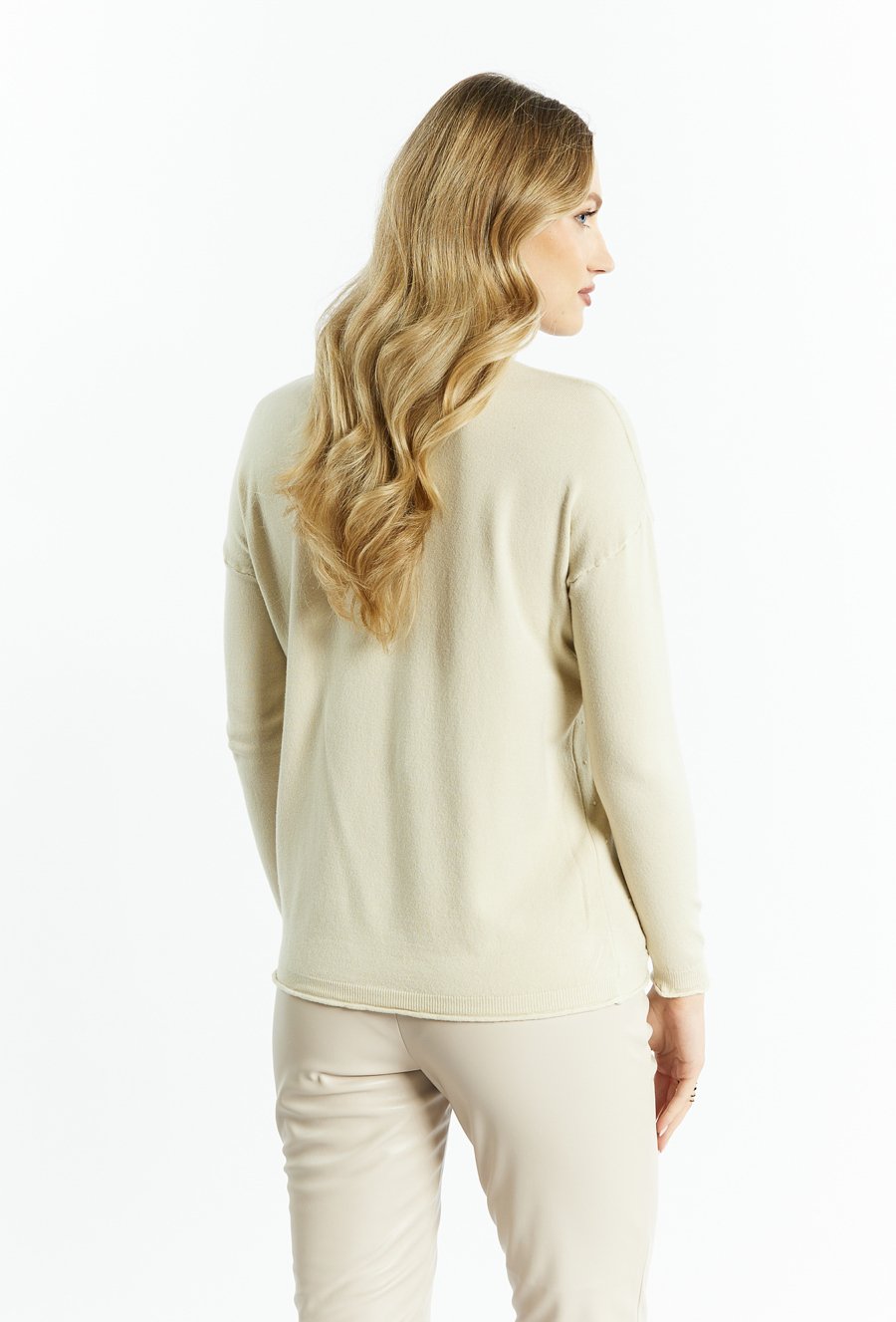 Wiskozowy sweter damski