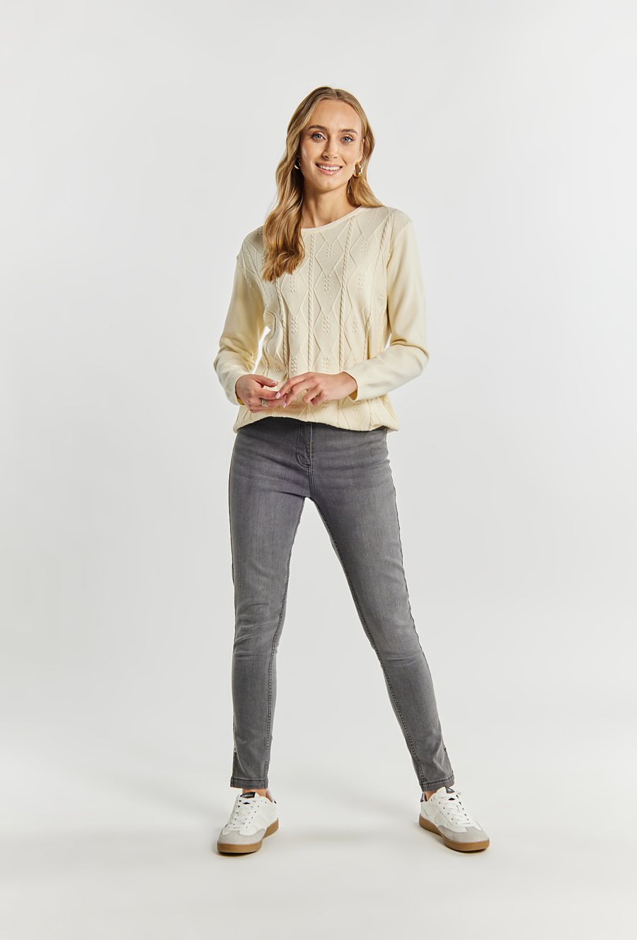 Wiskozowy sweter damski