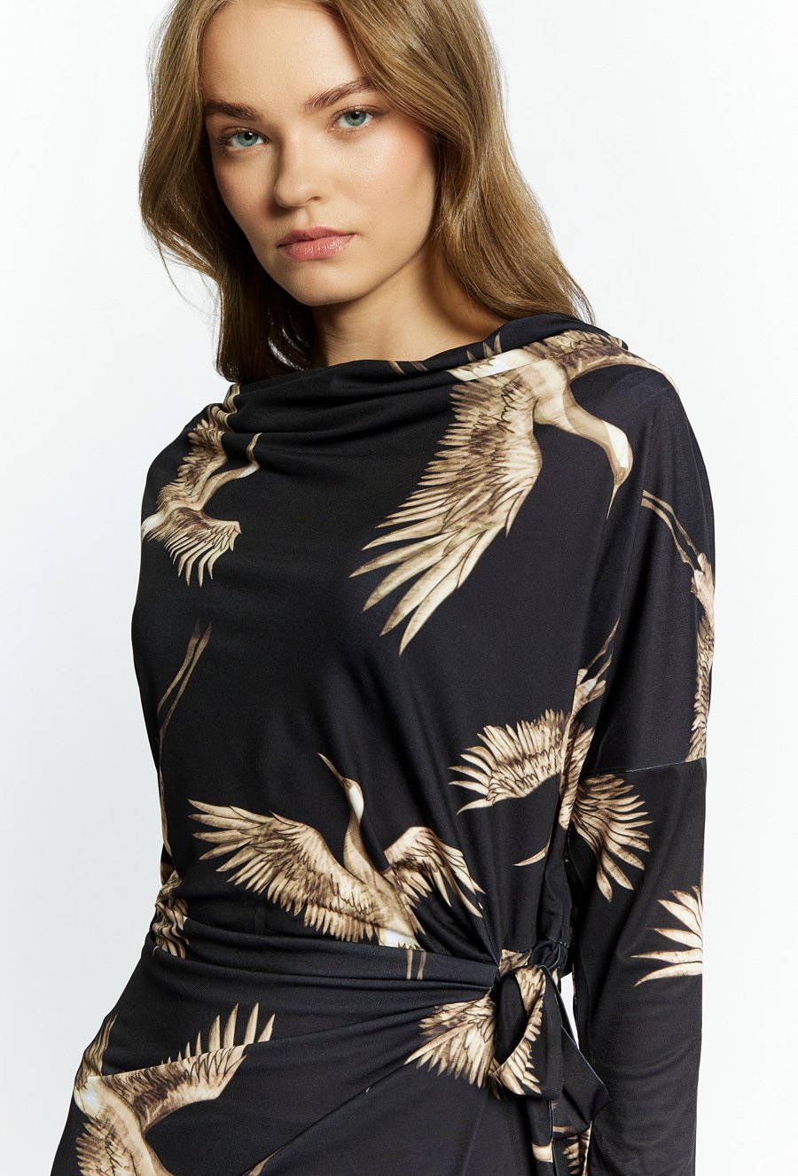 Sukienka z marszczeniem