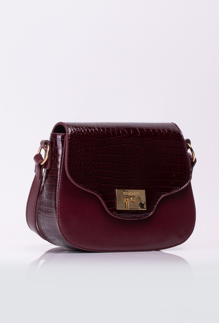 Mała torba z krokodylim wzorem