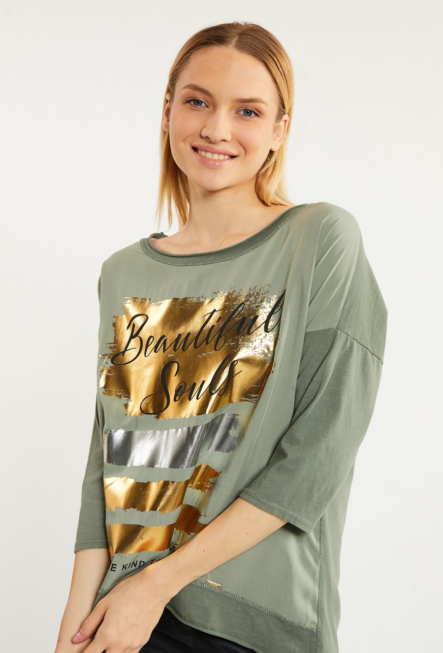 Bluzka damska z dłuższym tyłem