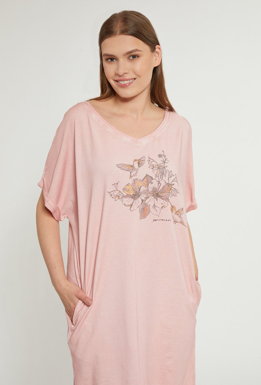 Sukienka damska z napisem