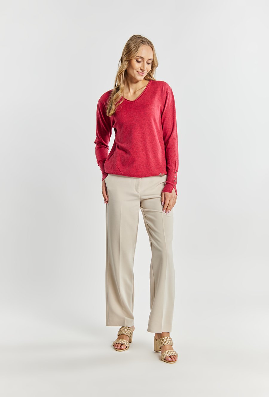 Casualowy sweter damski