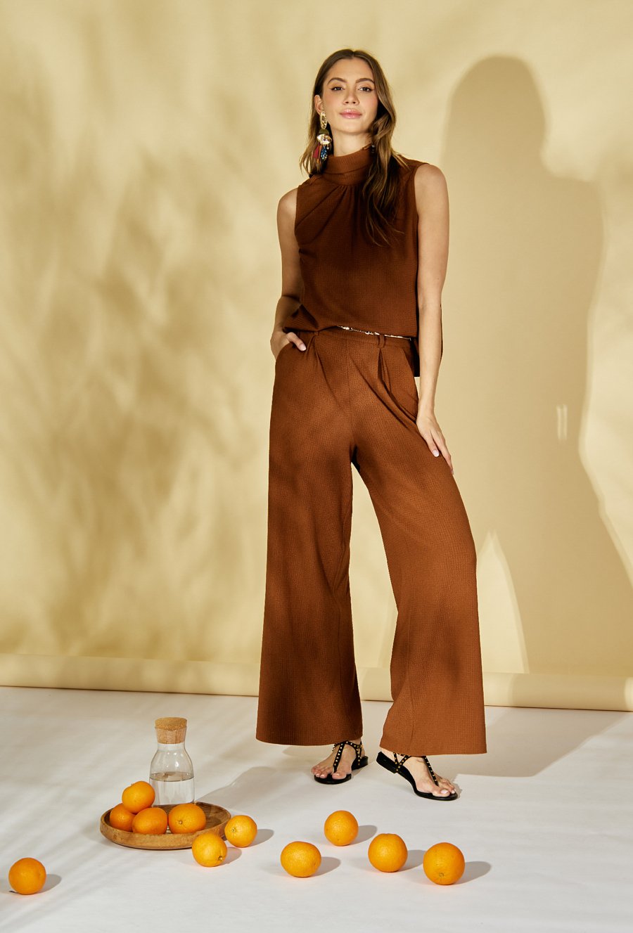 Bluzka ze st&oacute;jką z szarfą