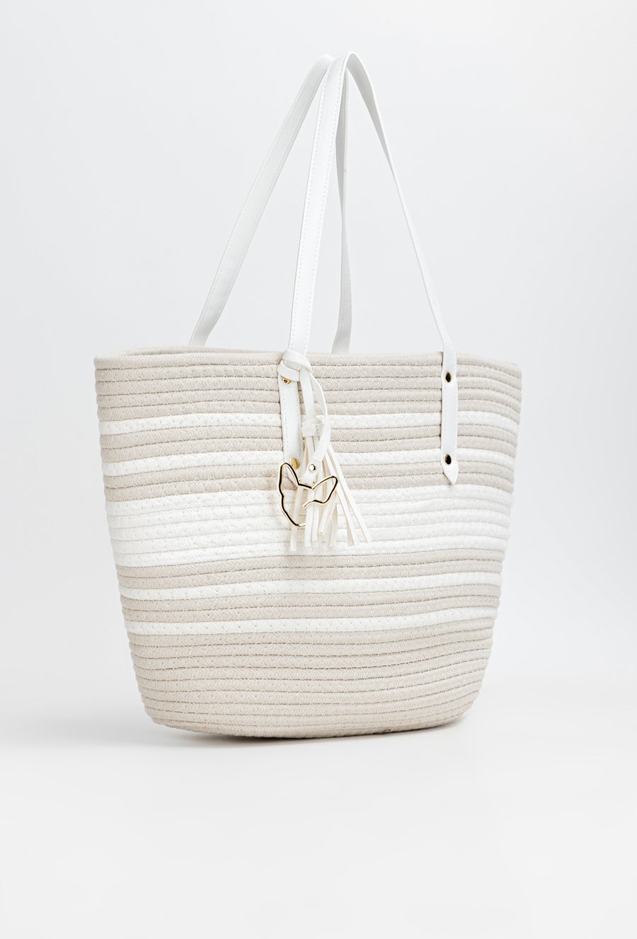 Dwukolorowy koszyk damski