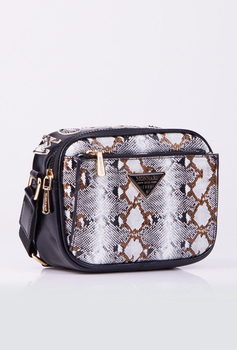 Wzorzysta mała torebka damska