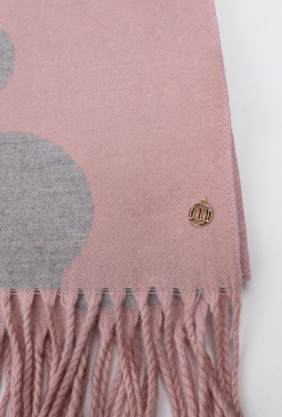 Szalik damski z frędzlami