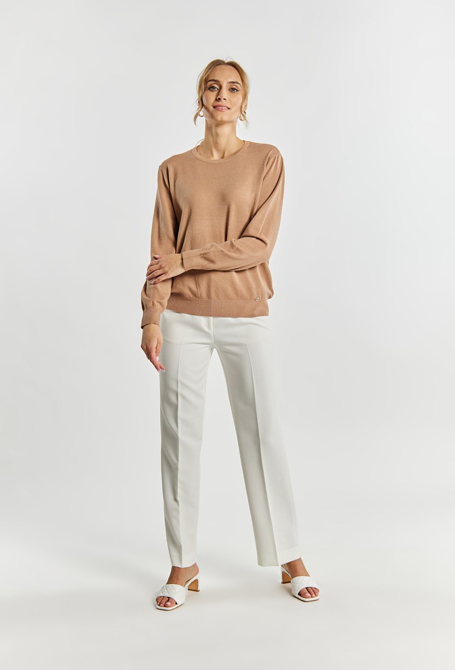 Wiskozowy sweter damski