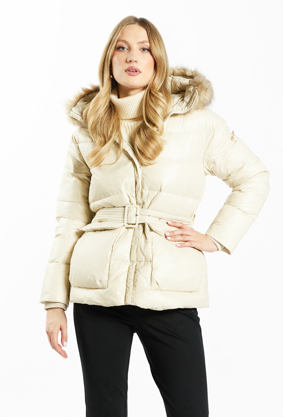 Puchowa kurtka damska