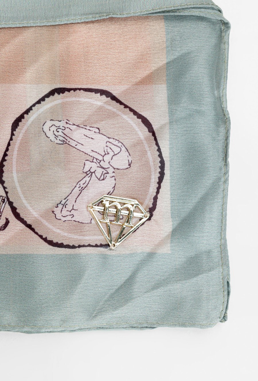 Wzorzysta apaszka damska