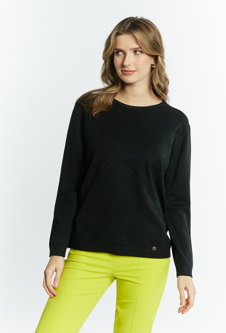 Wiskozowy sweter damski