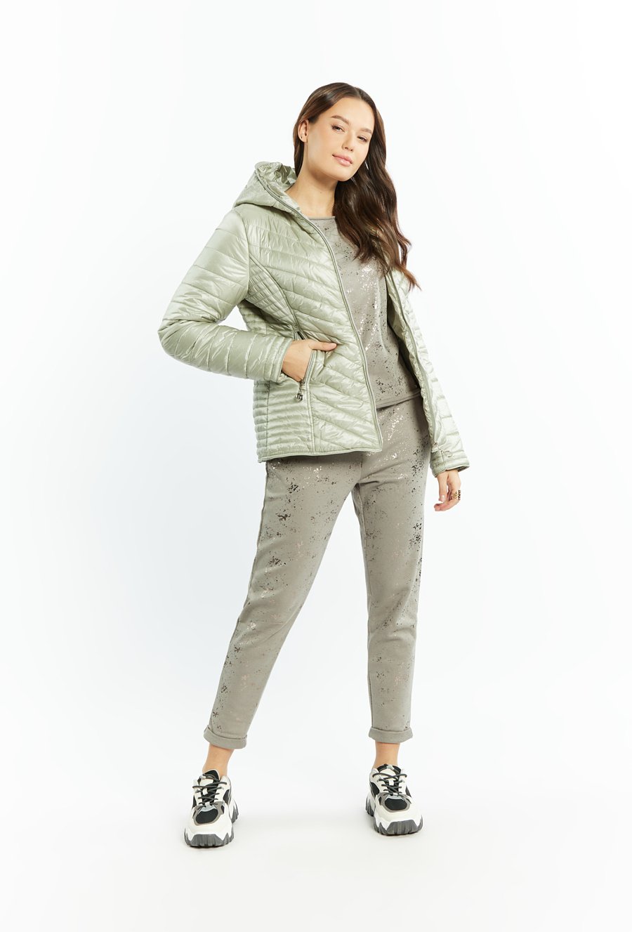 Kurtka damska z pikowaniem