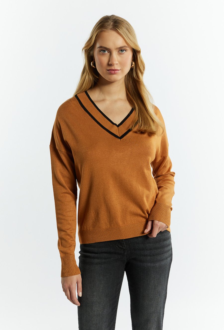 Wiskozowy sweter damski