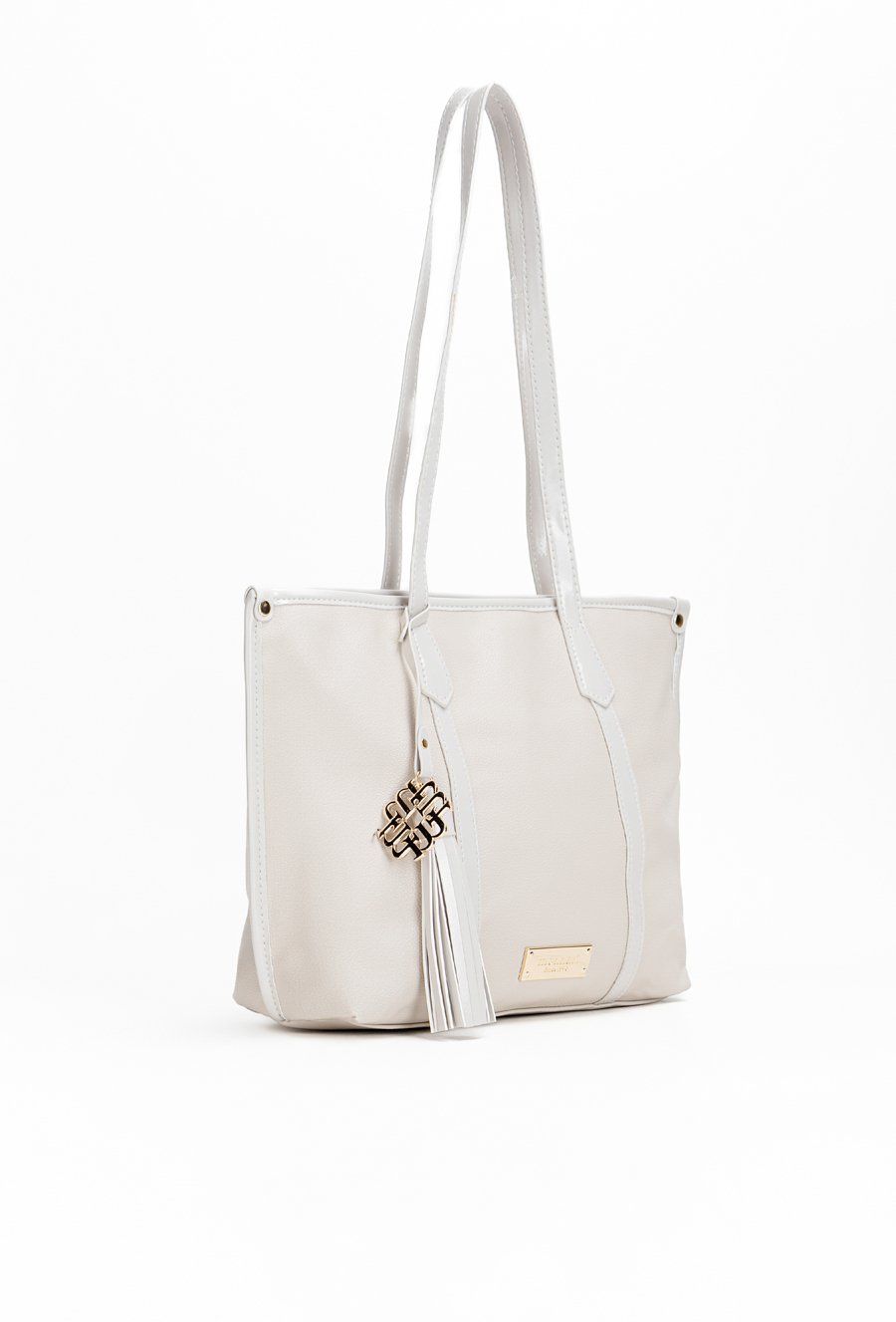 Torba damska z biżuteryjną zawieszką