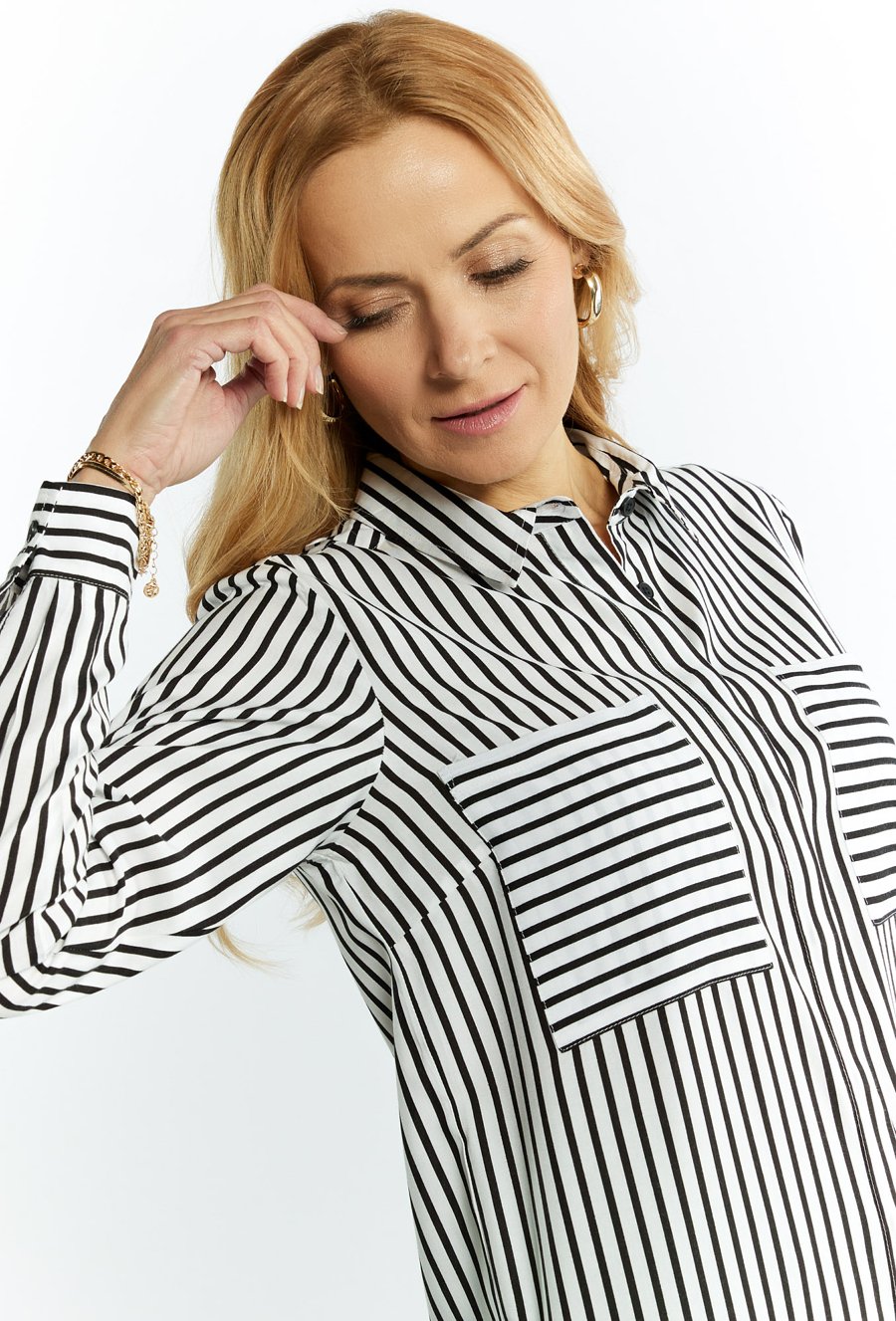 Wzorzysta koszula damska