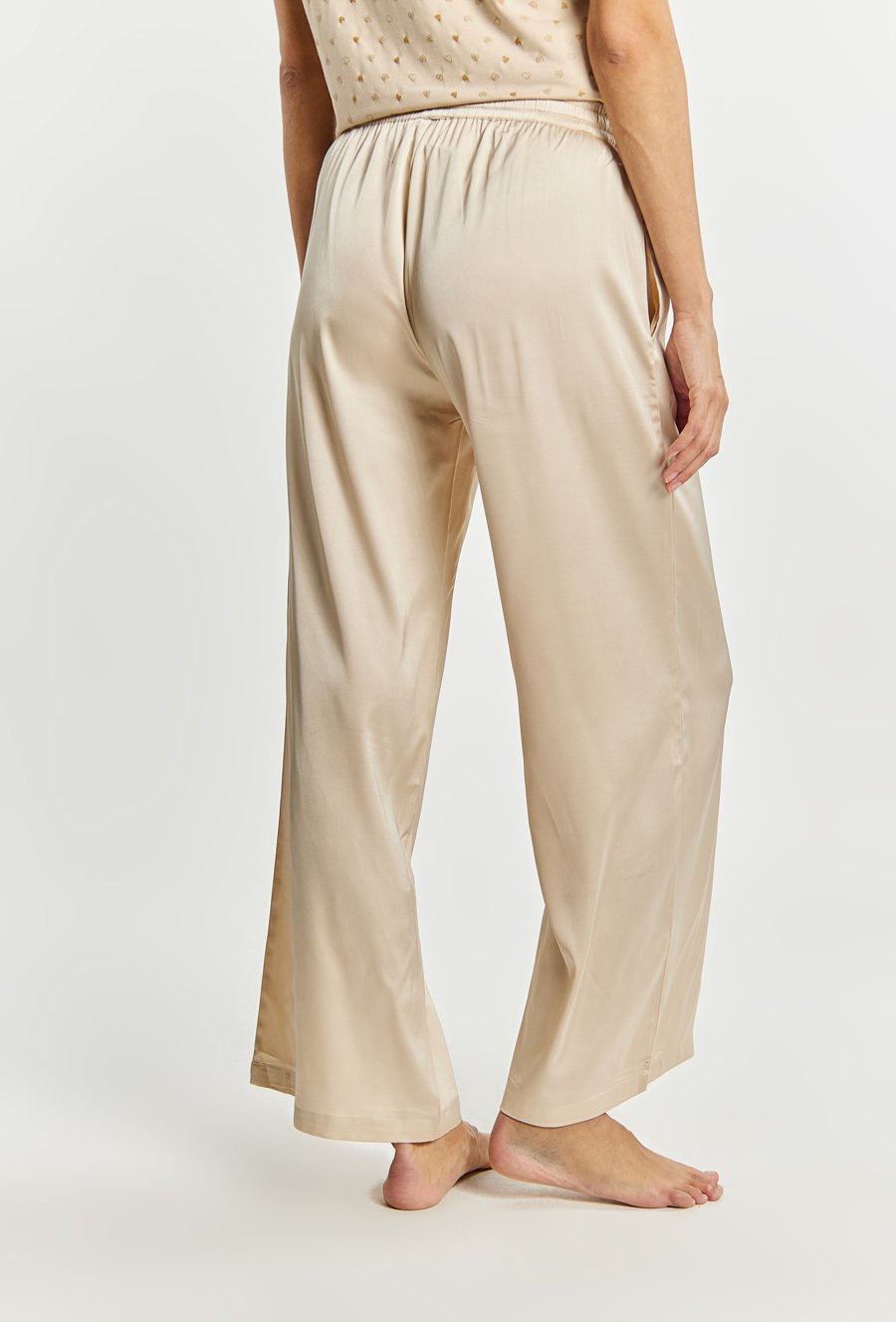 Satynowe spodnie od piżamy